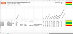 Data Breach Analysis Results Spreadsheet