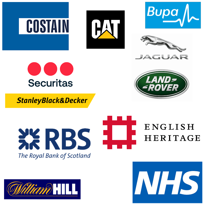 Client logos, group one