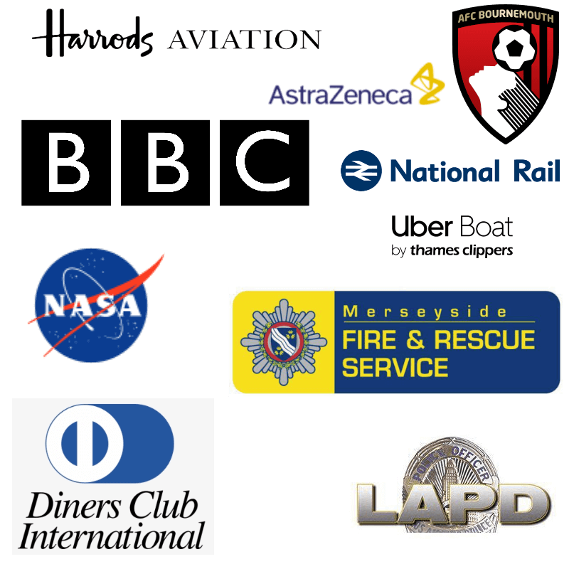 Client logos, group three